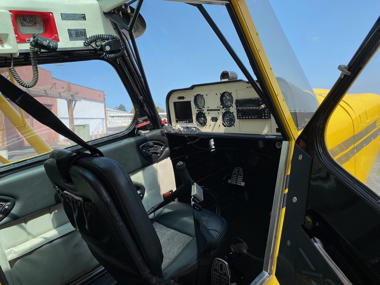 Flying Co-Pilot in a Cirrus Over the Sierra Nevada